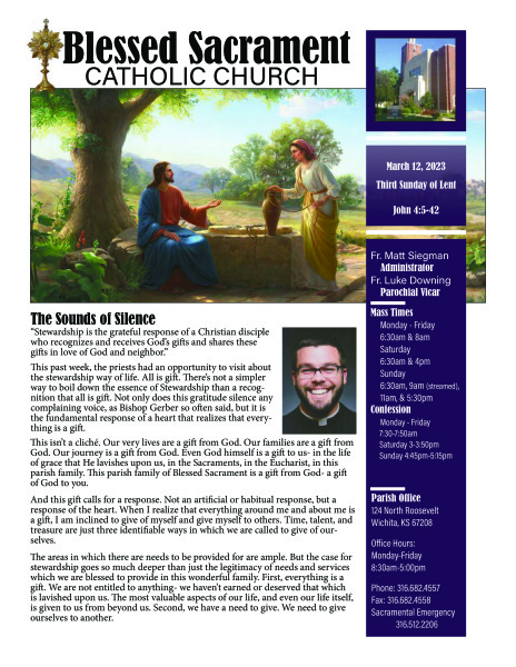 Sunday, March 12, 2023 Bulletin