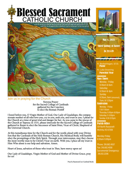 Sunday, May 4, 2025 Bulletin