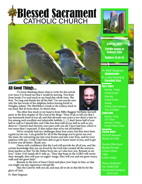 Sunday, June 25, 2023