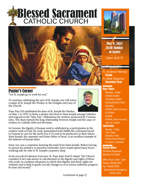Sunday, May 9, 2021 Bulletin