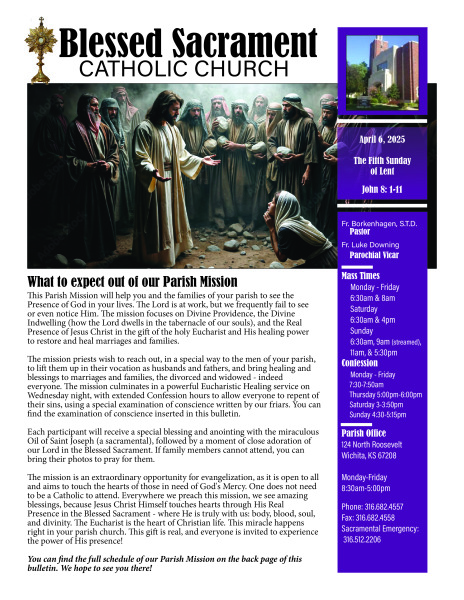 Sunday, April 6, 2025 Bulletin