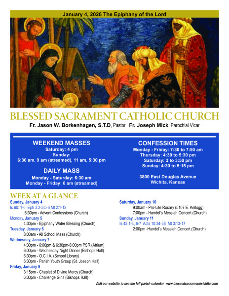Sunday, January 4, 2026 Bulletin