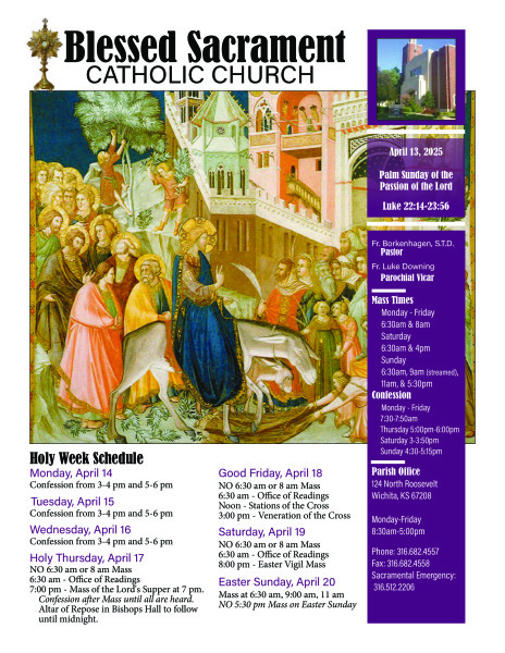 Sunday, April 13, 2025 Bulletin